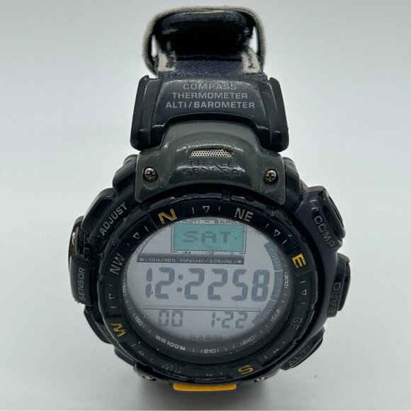 Casio Pathfinder Digital Watch PAG40 With Altimeter Barometer Working READ - Picture 12 of 14